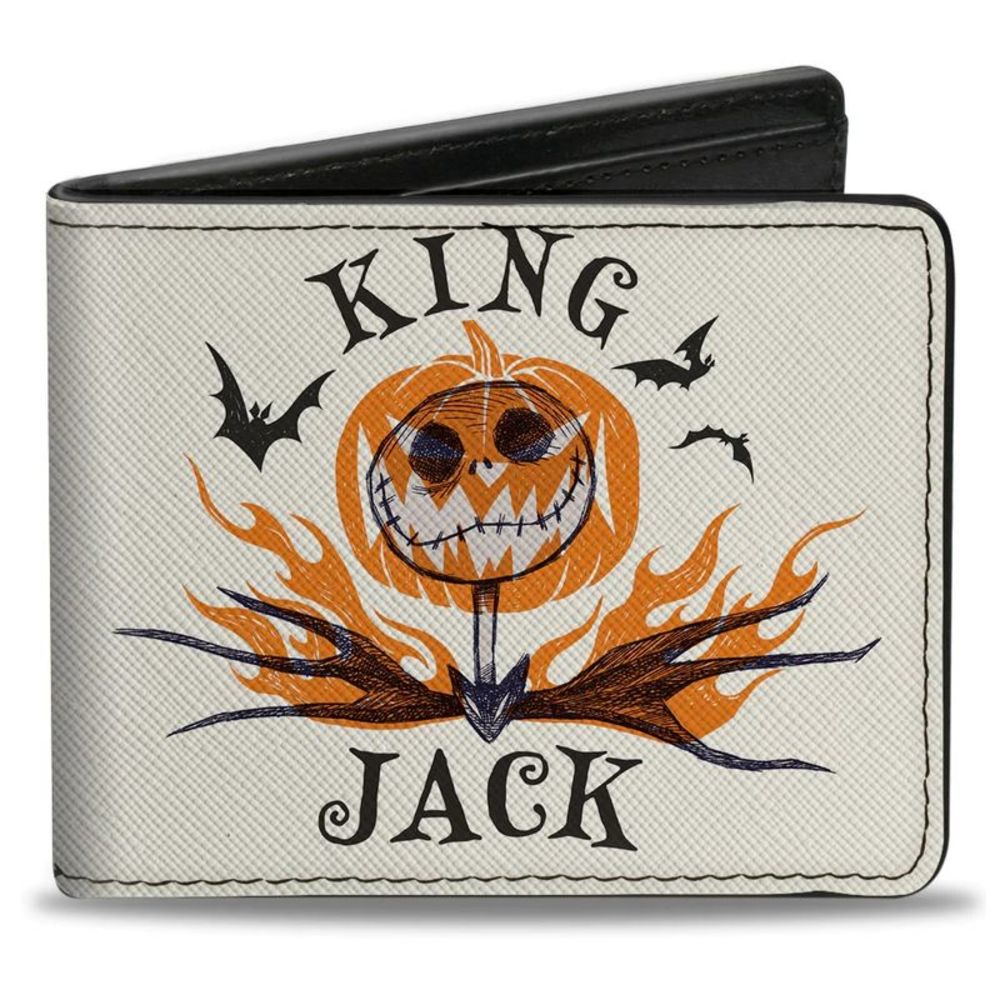 Nightmare Before Christmas King Jack Pose & Expressions Bi-Fold Wallet